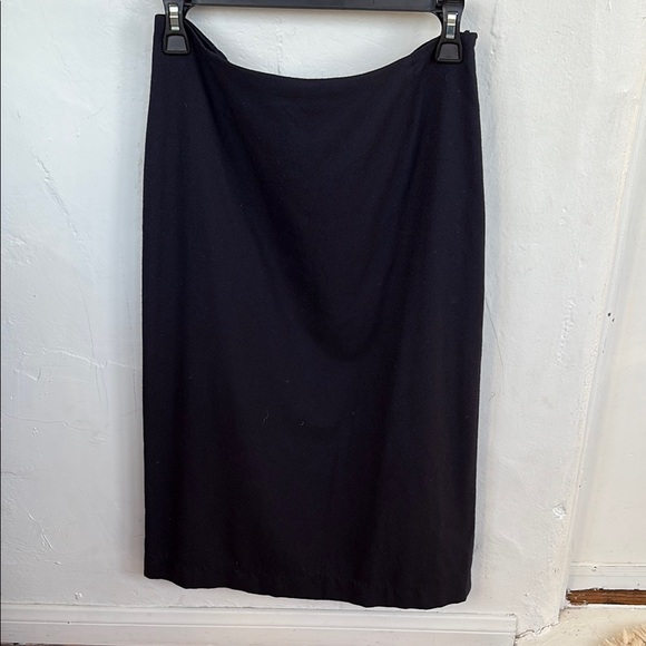 Jil Sander Wool Dark Navy Pencil Skirt - Picture 3 of 6